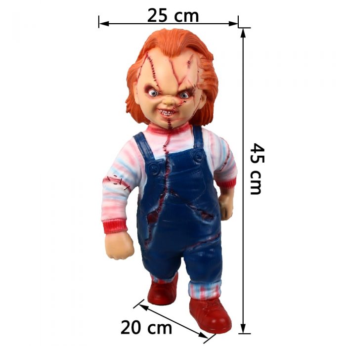 1 1 Size Lifelike Chucky Doll Horror Latex Props Halloween Horror Party Decoration Foam Filling 2 - Chucky Doll