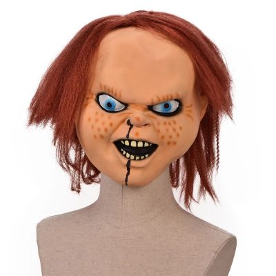 2021 Chucky Mask Child s Play Costume Masques Ghost Chucky Masks Horror Face Latex Mascarilla Halloween 3 - Chucky Doll