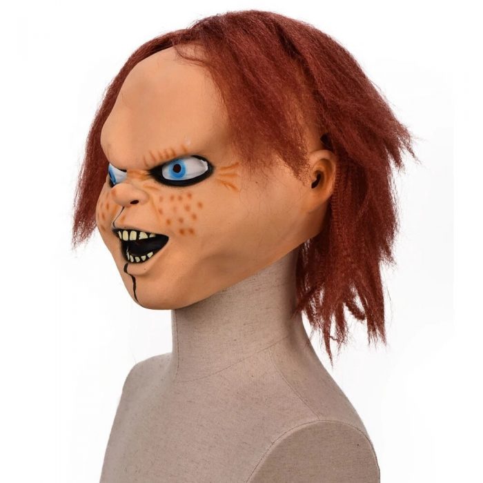 2021 Chucky Mask Child s Play Costume Masques Ghost Chucky Masks Horror Face Latex Mascarilla Halloween 5 - Chucky Doll