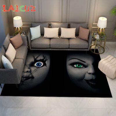 Horror Doll Chucky Carpet Movie Characters Large Anti Slip Area Rugs and Carpets for Home Living 1 - Chucky Doll