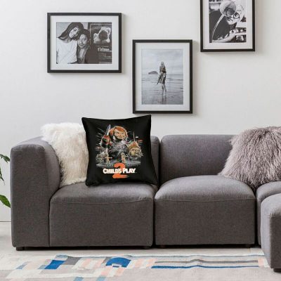 Horror Movie Childs Play Cushion Cover Sofa Home Decorative Chucky Doll Square Throw Pillow Case 40x40cm 5 - Chucky Doll
