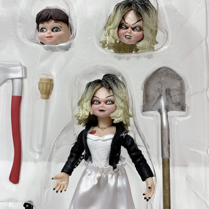 NECA Chucky Tiffany Action Figure Bride Of Chucky Ultimate Toy Doll Gift For kids 1 - Chucky Doll
