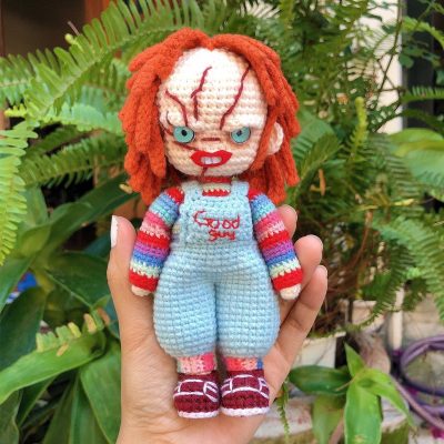 Handmade Wool Chucky Doll Crochet 3 - Chucky Doll