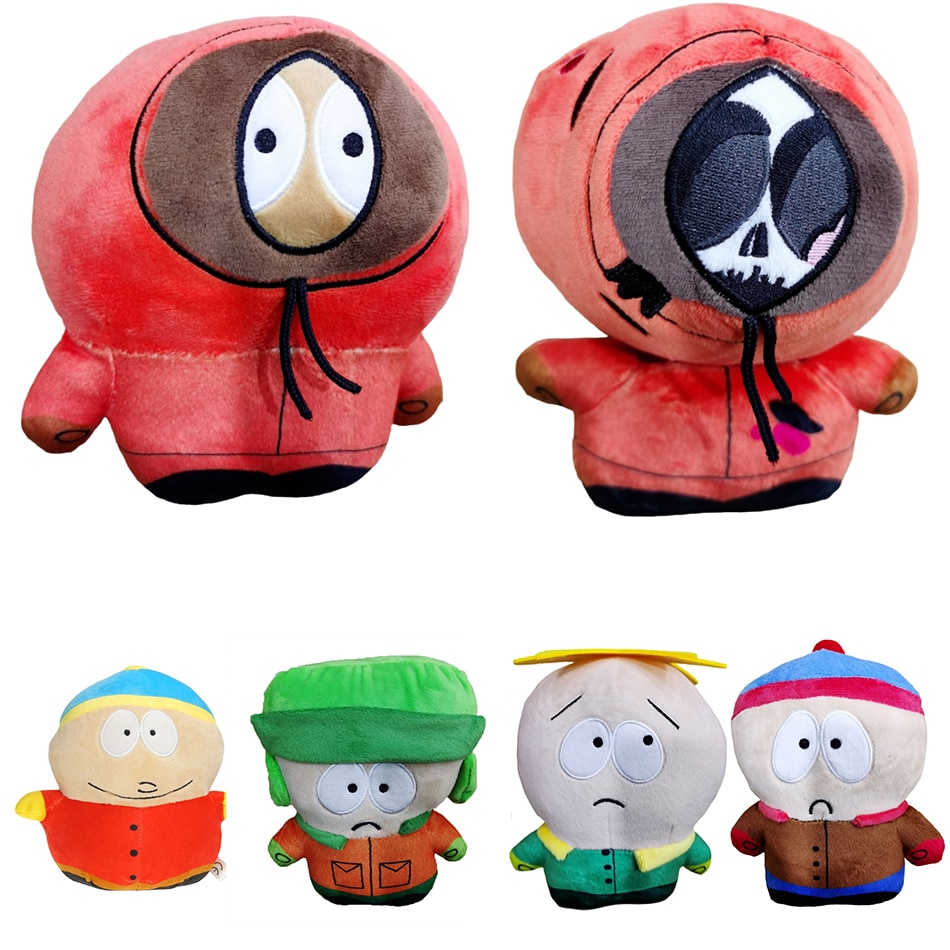 New 18cm Southpark Plush Toys Cartoon Doll Kyle Broflovski Eric cartman Park Band Plush Grab Doll - Chucky Doll